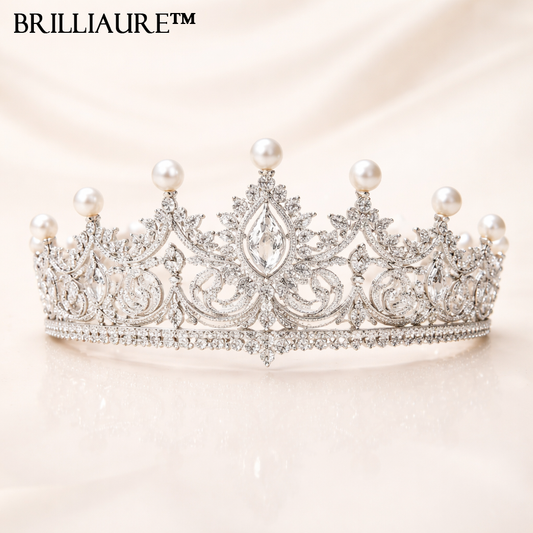 Brilliaure™ Aurora Pearl Crystal Crown