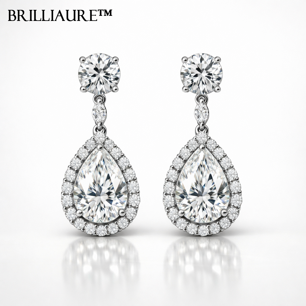 Brilliaure™ Crystal Tear Drop Earrings